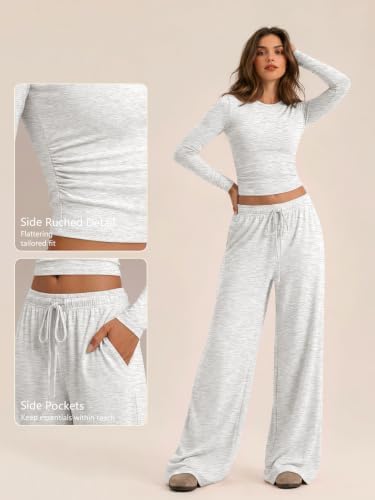 Trendy Queen 2-Piece Fall Lounge Set with Pockets🍂✨