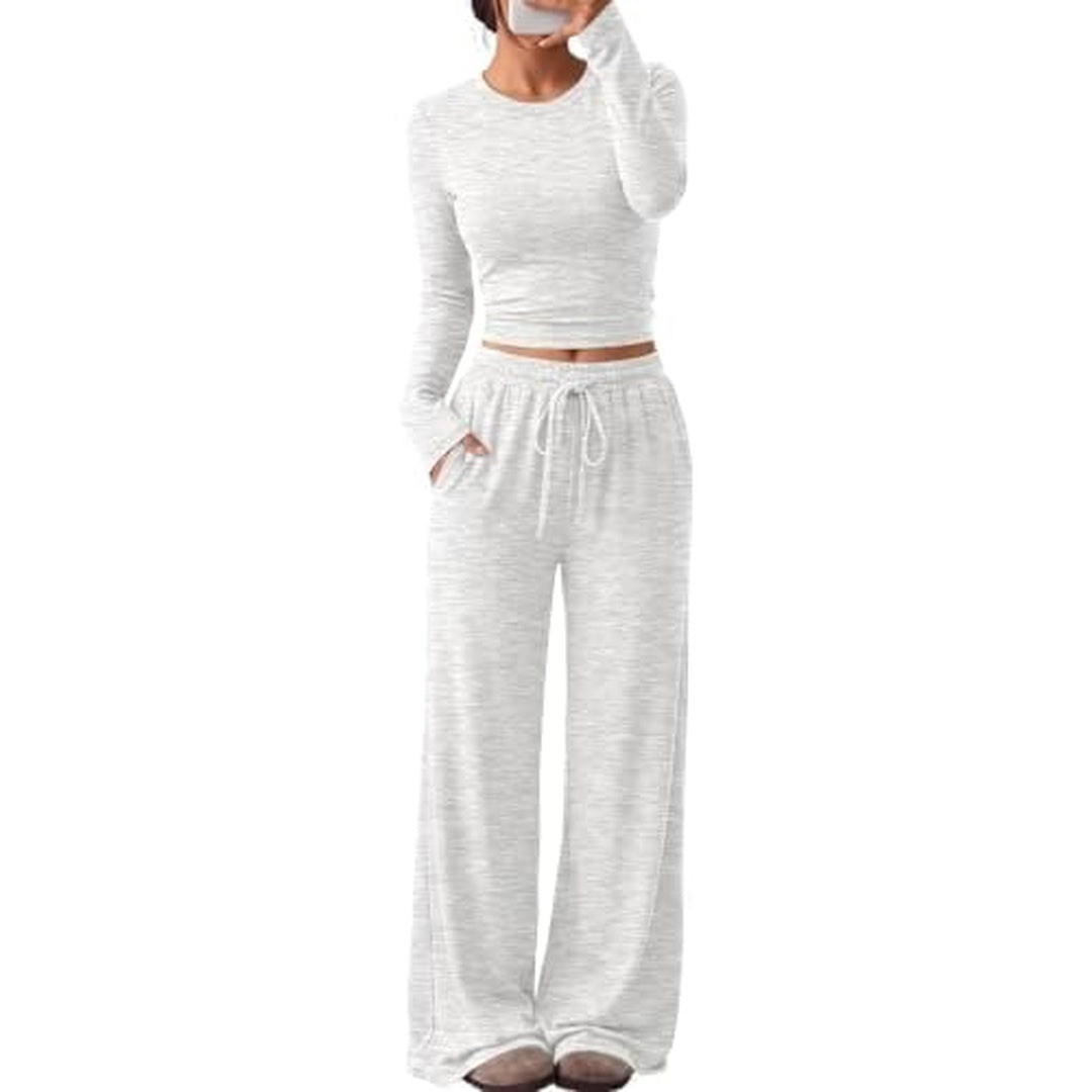 Trendy Queen 2-Piece Fall Lounge Set with Pockets🍂✨